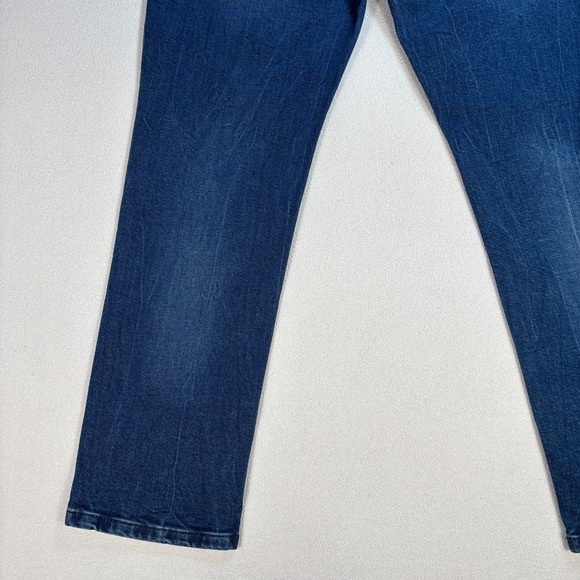 Mott & Bow Slim Straight Boyfriend Laight Jeans Women's 32x29 Blue Stretch Denim - Picture 10 of 16